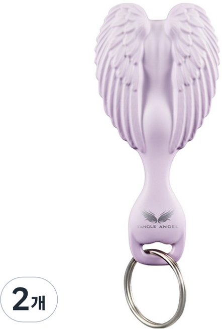 Tangle Angel 天使梳 嬰兒粉彩梳, 紫丁香色, 2個