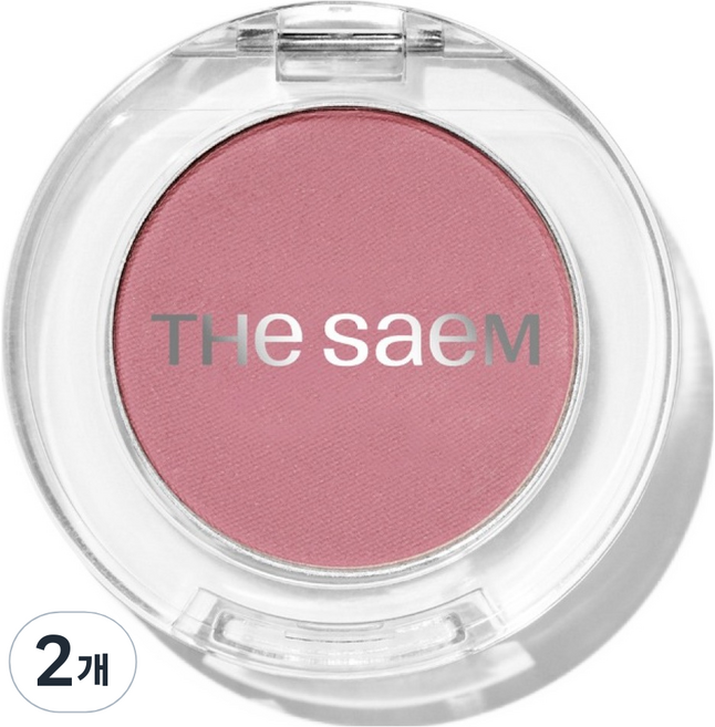 더샘 샘물 싱글 섀도우 매트, PK01 울먹이는 핑크, 2개