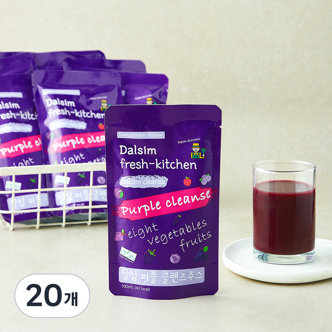 달심 퍼플 클렌즈 주스, 100ml, 20개