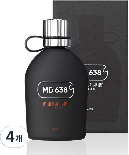 MD638 남성용 스킨로션 올인원, 140ml, 4개