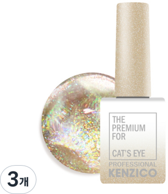 켄지코 캣츠아이 젤네일, CE404, 10g, 3개