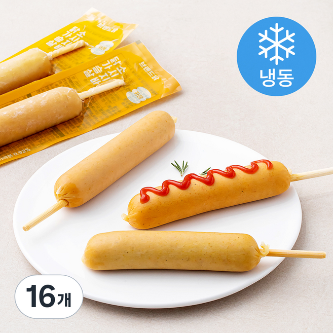 브랜드닭 닭가슴살 소시지바 카레 (냉동), 70g, 16개
