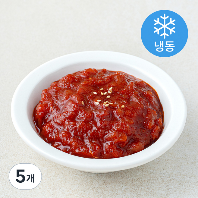 찬드레 미식 순살양념게장 (냉동), 200g, 5개