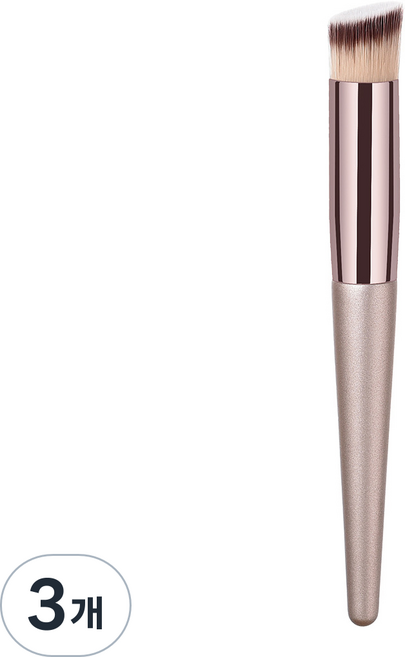 블링앤수 메이크업 파운데이션 브러쉬 BRISH09507, 골드, 3개