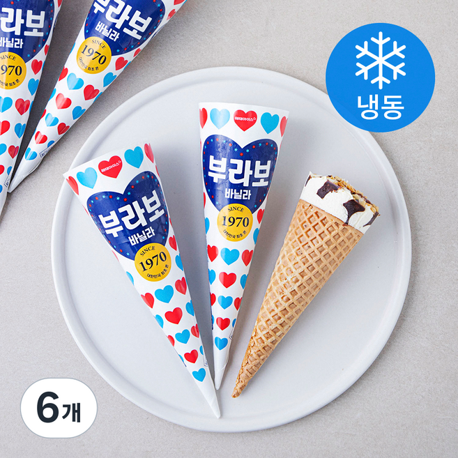 해태아이스 부라보 바닐라 (냉동), 160ml, 5개입, 6개