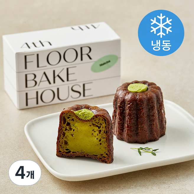 사층빵집 말차 까눌레 (냉동), 45g, 4개, 2개입