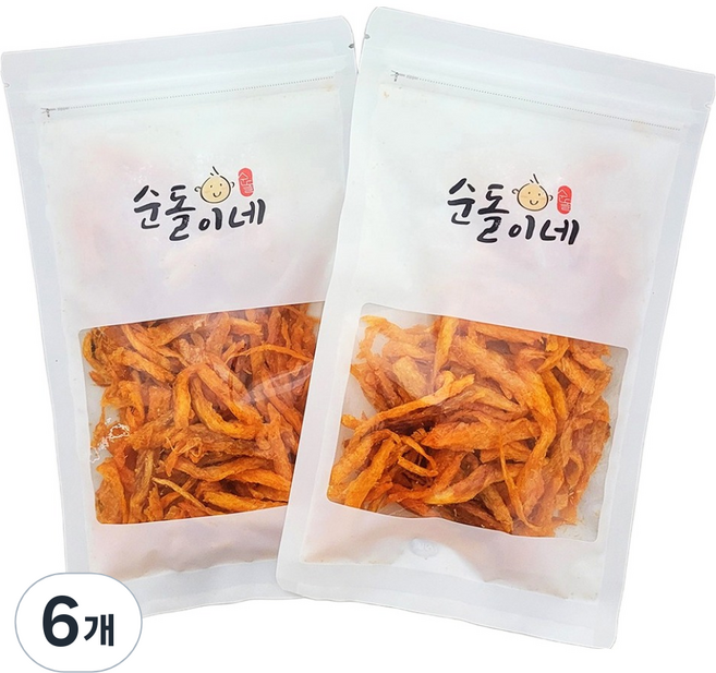 순돌이네 매콤 먹태, 6개, 60g