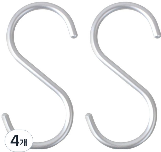 코텍스 알루미늄 S고리 대형 108mm, 4개