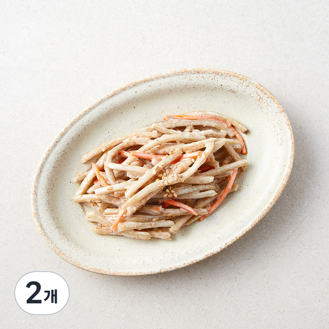 식도감 우엉 깨소스 무침, 200g, 2개