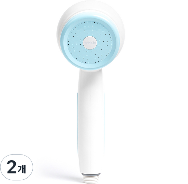 프렐 N2 마이크로버블 샤워기헤드, 2개, 블루