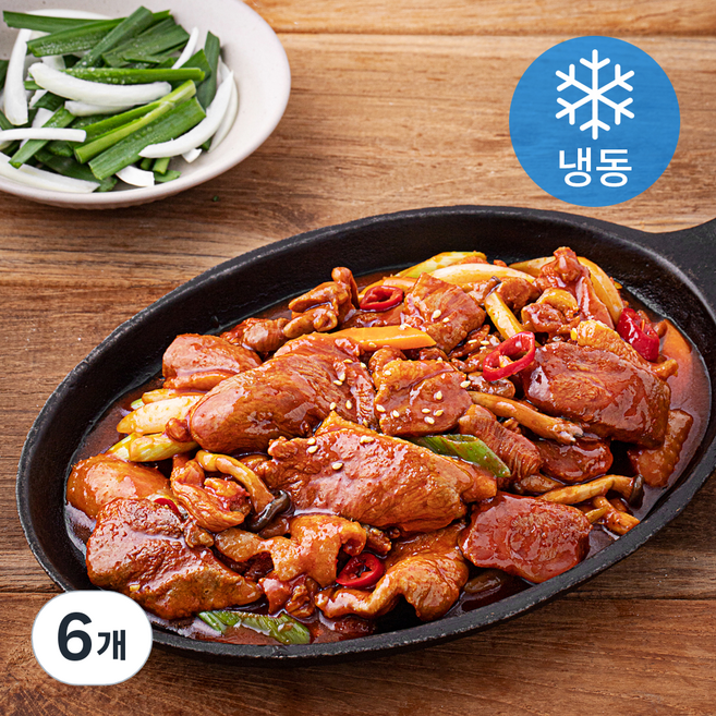 셀덕 고추장 오리 양념 불고기 (냉동), 400g, 6개