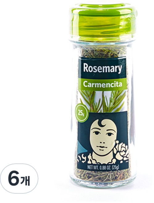 카르멘시타 로즈마리, 25g, 6개