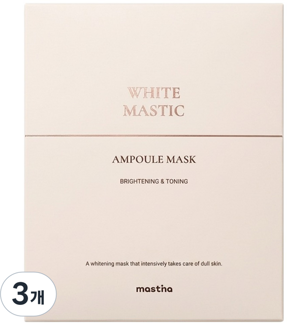 매스티나 화이트 매스틱 앰플 마스크, 4개입, 3개
