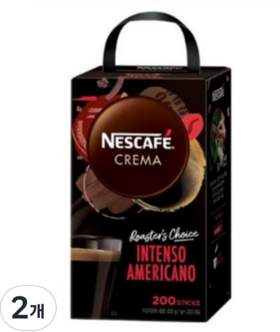 네스카페 크레마 인텐소 아메리카노 미니, 1g, 200개입, 2개
