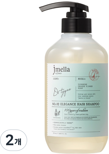 jmella 法國優雅茶樹洗髮精, 2個, 500ml