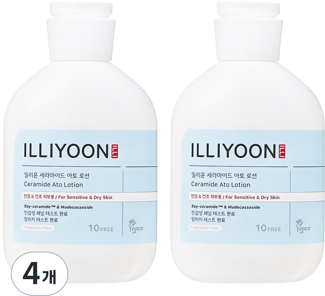 ILLIYOON 一理潤 Ceraato 乳液, 4個, 275ml