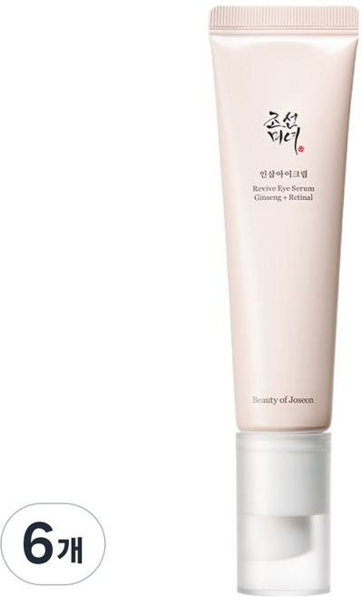 BeautyofJoseon 眼周彈力視黃醛人參眼霜, 6個, 30ml