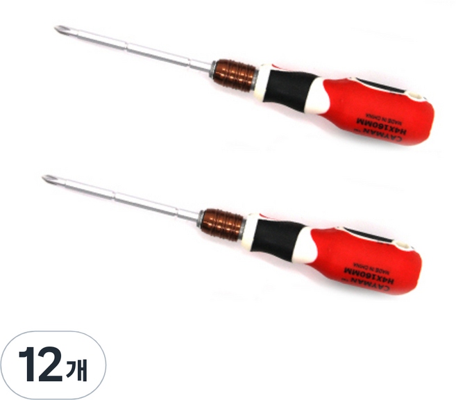 카이만 길이 조절 드라이버 4 x 160 mm, 12개