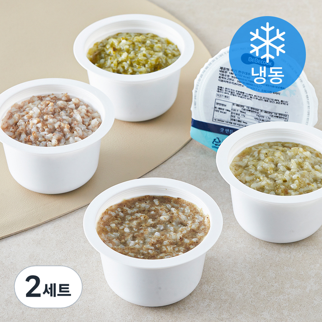 베베쿡 후기죽 9~10개월 예비 이유식 180g x 4종 B세트 (냉동), 720g, 2세트