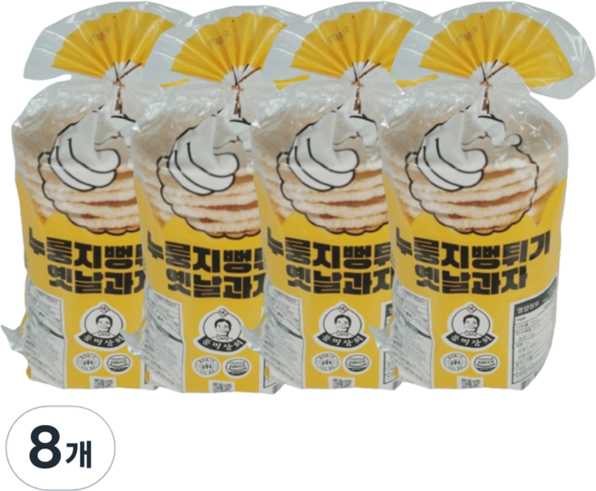 풍미상회 누룽지 뻥튀기 옛날과자, 8개, 120g