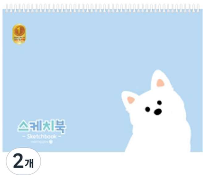 모닝글로리 3000 초등 스케치북 A 랜덤발송, 346 x 247 mm, 26매, 2개