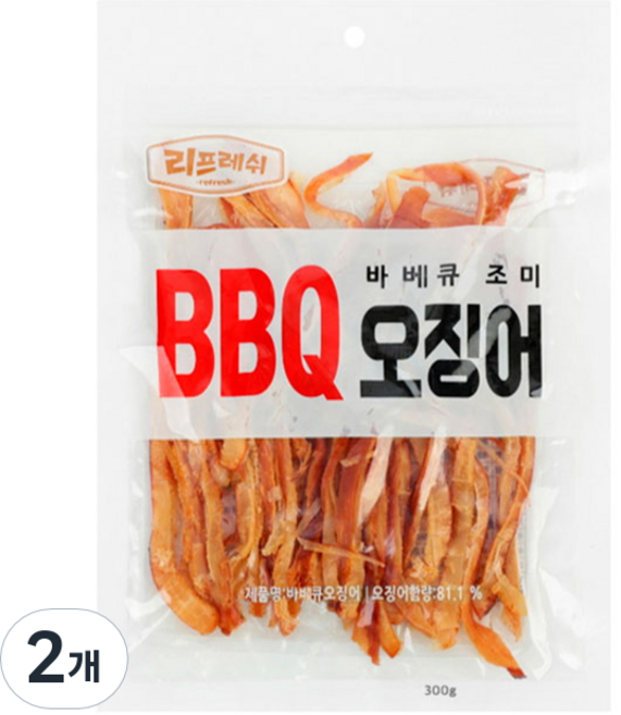 리프레쉬 바베큐 오징어, 2개