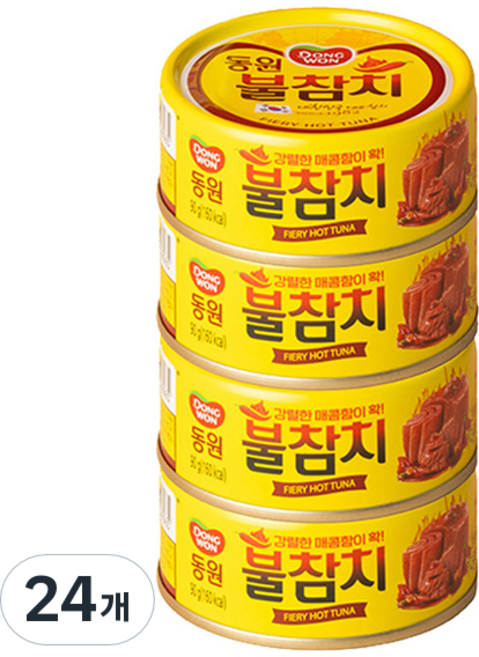 동원참치 불참치, 90g, 24개