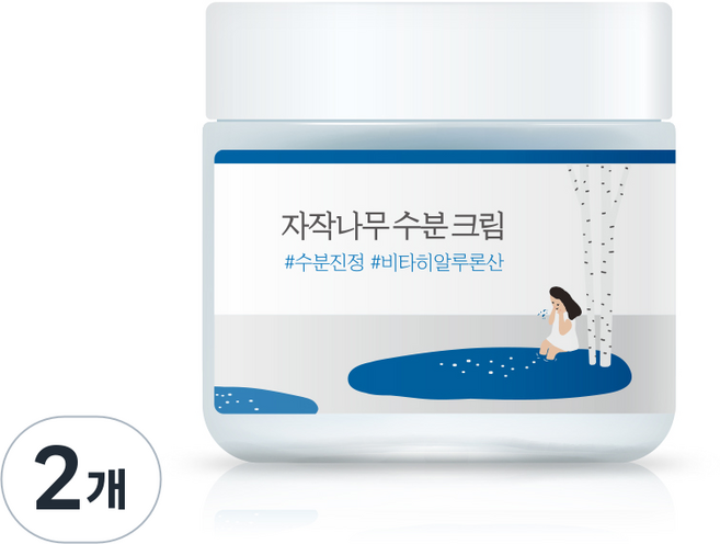 라운드랩 자작나무 수분 크림, 80ml, 2개