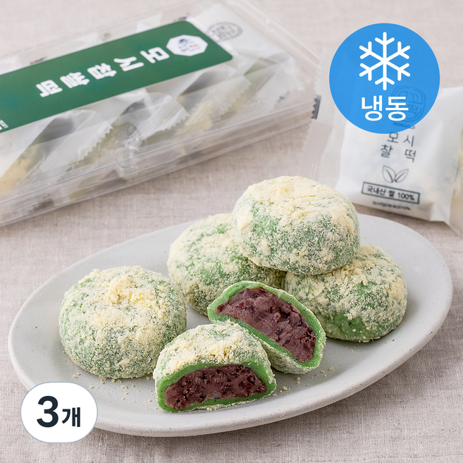 청사초롱 모시 찹쌀떡 (냉동), 60g, 5개입, 3개