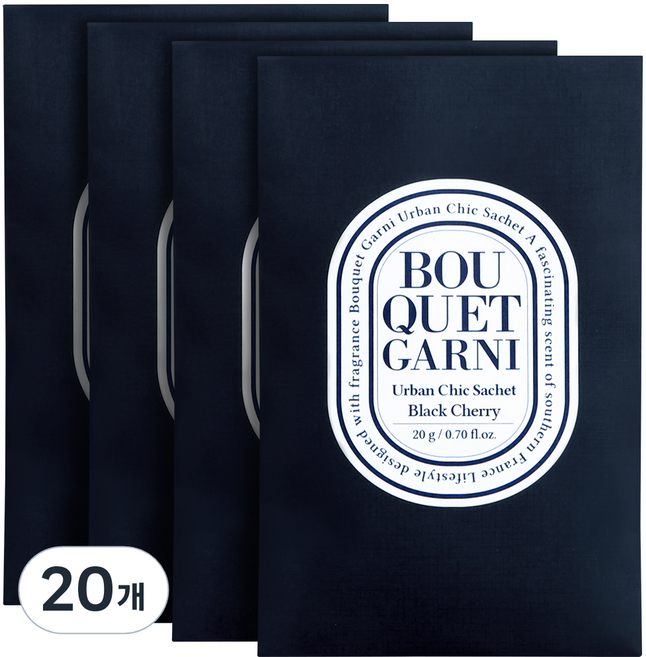 부케가르니 어반시크 샤쉐 본품, 20g, 20개, 블랙체리