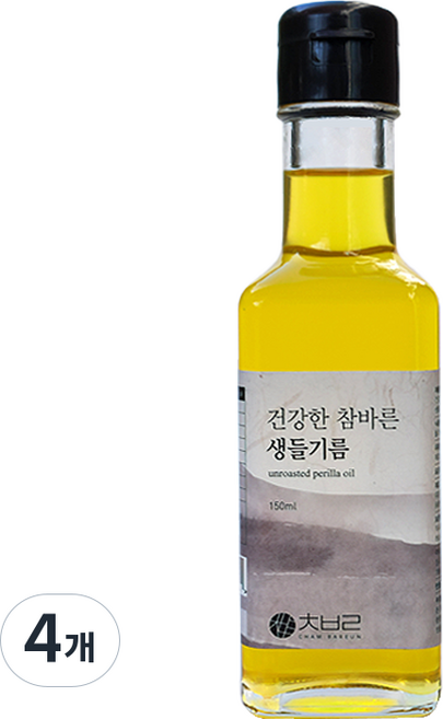 향유 건강한 참바른 생들기름, 150ml, 4개