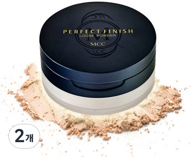 엠씨씨코스메틱 퍼펙트 피니쉬 루스파우더 10g, 21호 라이트베이지, 2개