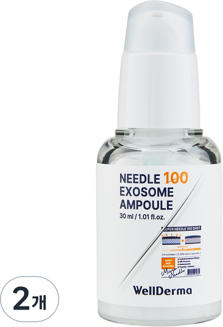 WellDerma 微針外泌體安瓶 100, 2個, 30ml