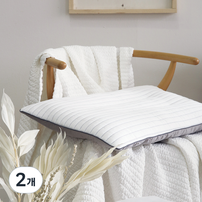 Malolotte Duralon 涼感枕頭, 白色, 2個