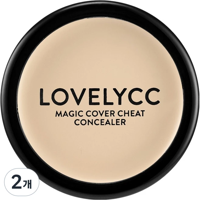 러블리씨씨 매직 커버 치트 컨실러 12g, 06IceBeige, 2개 - 쿠팡