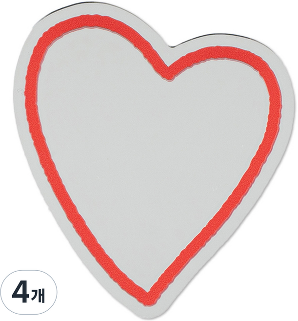 구스페리 동물 미러 톡, 21 빨강하트, 4개