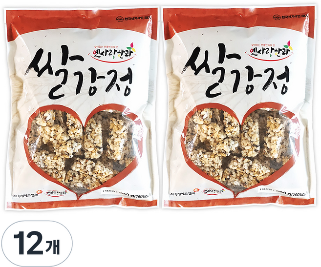 담양 전통한과 쌀강정, 200g, 12개