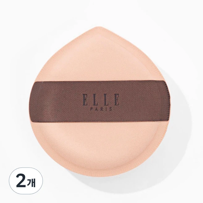 ELLE PARIS BIG 팡팡퍼프 + 휴대용 케이스 증정, 2개, 무향 - 쿠팡