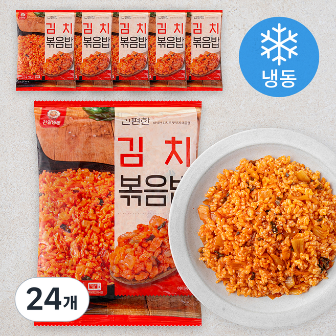 천일 간편한 김치 볶음밥 (냉동), 300g, 24개