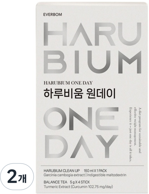 에버바이오 하루비움 원데이, 4회분, 2개