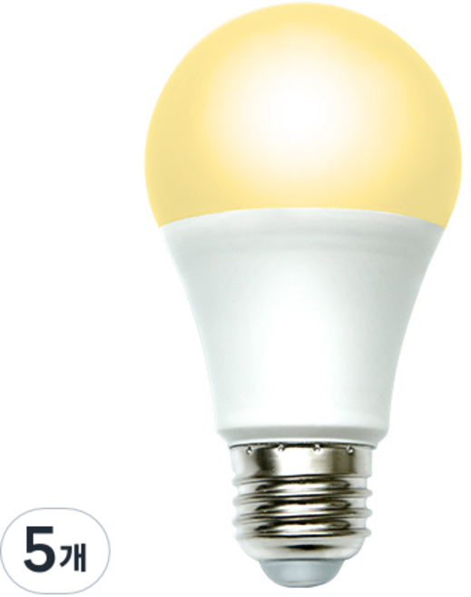 코멧 LED 전구 10W, 전구색, 5개