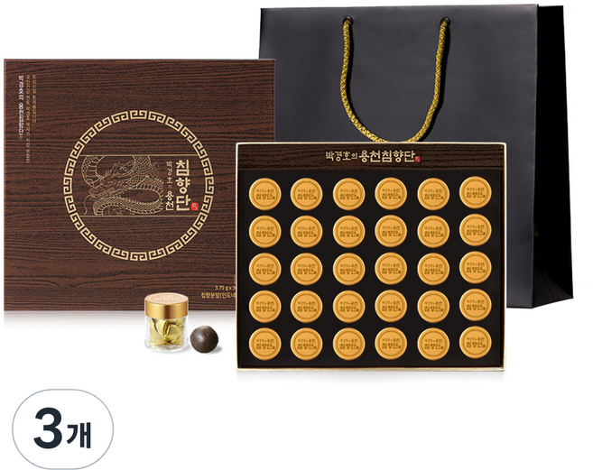 메이준뉴트리 박경호의 용천 침향단 30p + 쇼핑백, 112.5g, 3개