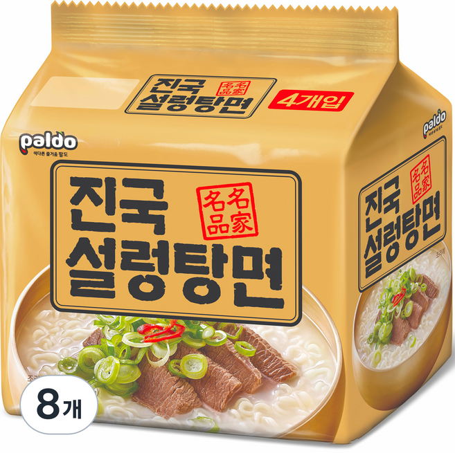 팔도 진국 설렁탕면 100g, 8개
