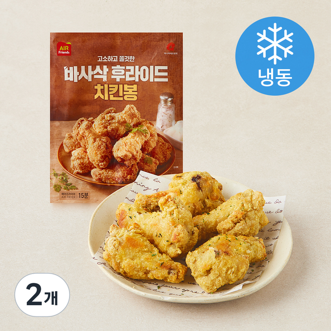 마니커에프앤지 바사삭 후라이드 치킨봉 (냉동), 300g, 2개