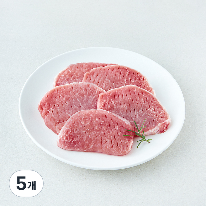 백두대간 한돈 등심 돈까스용 (냉장), 5개, 500g