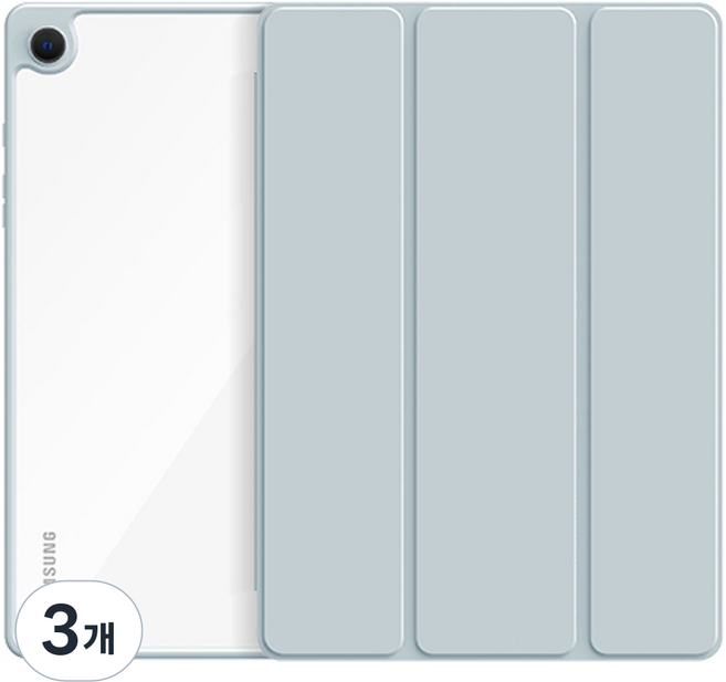 지에스비케이스 S펜 수납 하이브리드 케이스, 스카이블루, 3개