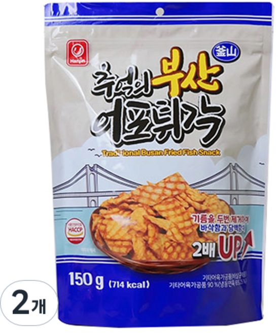 한진식품 추억의 부산 어포 튀각, 2개, 150g