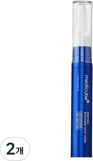 메디큐브 제로 원데이 엑소좀샷 모공 앰플 25000, 2개