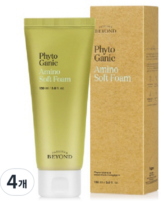 [비건라이프] 비욘드 피토가닉 아미노 소프트 폼, 4개, 150ml
