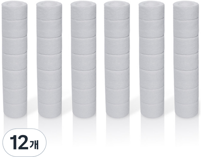 FILTER KLASS Habb3段可調式蓮蓬頭適用除氯濾芯, 無香, 12個